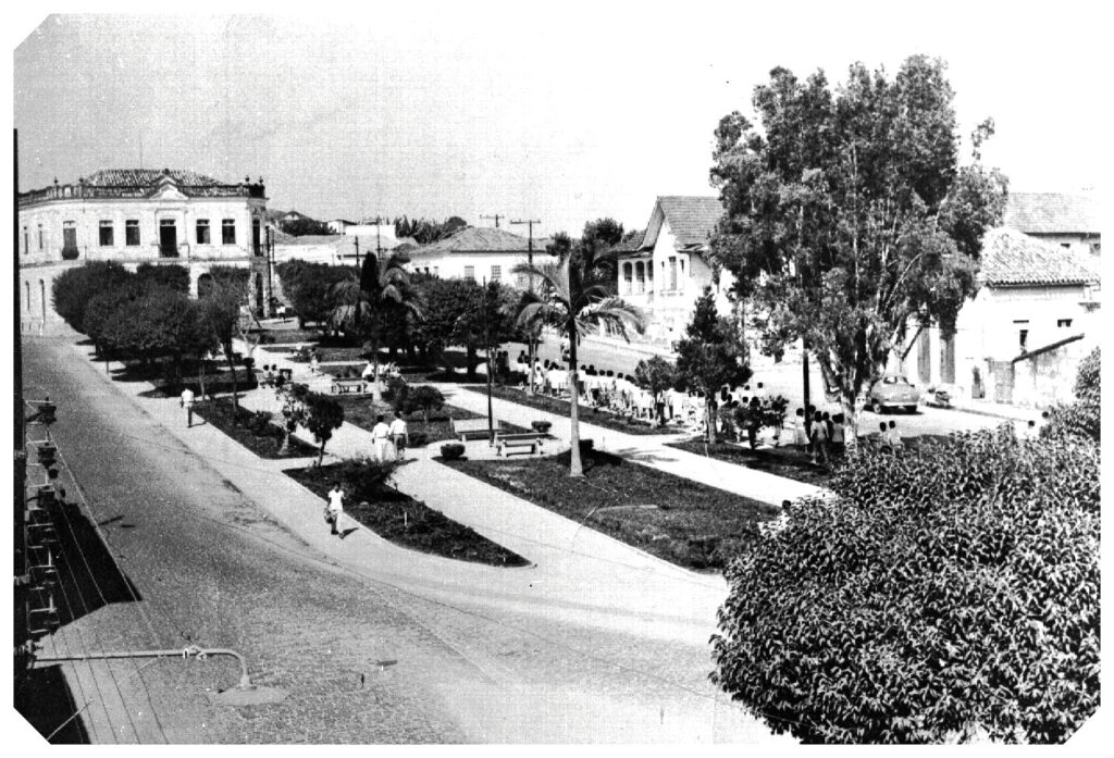 A Praça Dr. Jorge na década de 60.